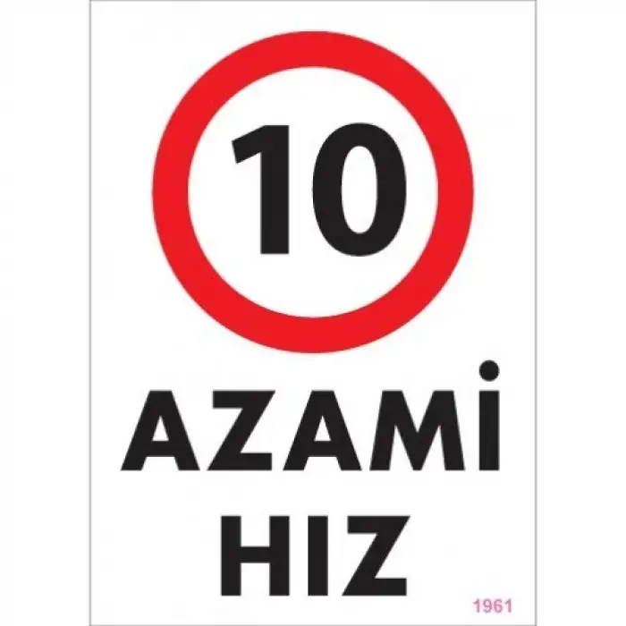 Pvc Levha Azami Hız 10 25*35 cm