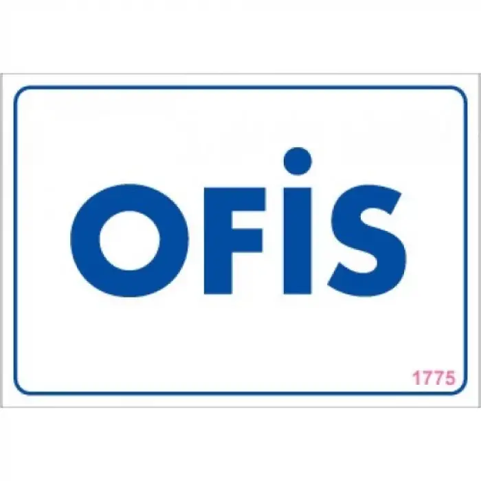 Pvc Levha Ofis 17,5*25 cm