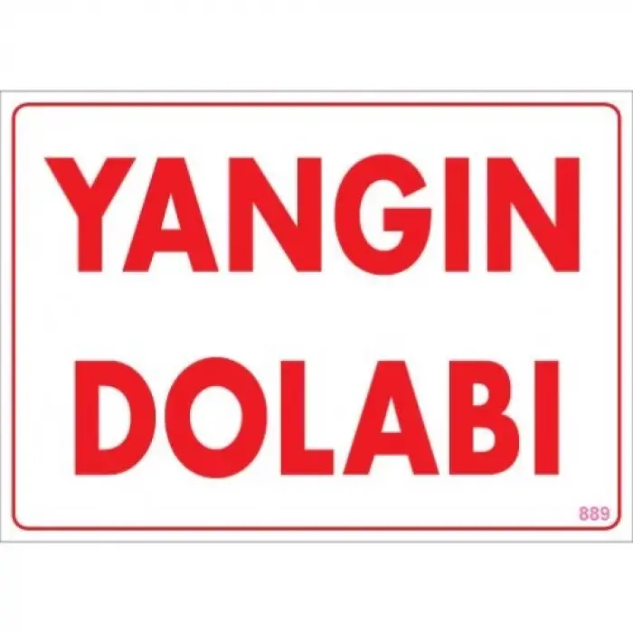 Pvc Levha Yangın Dolabı 25X35 Cm