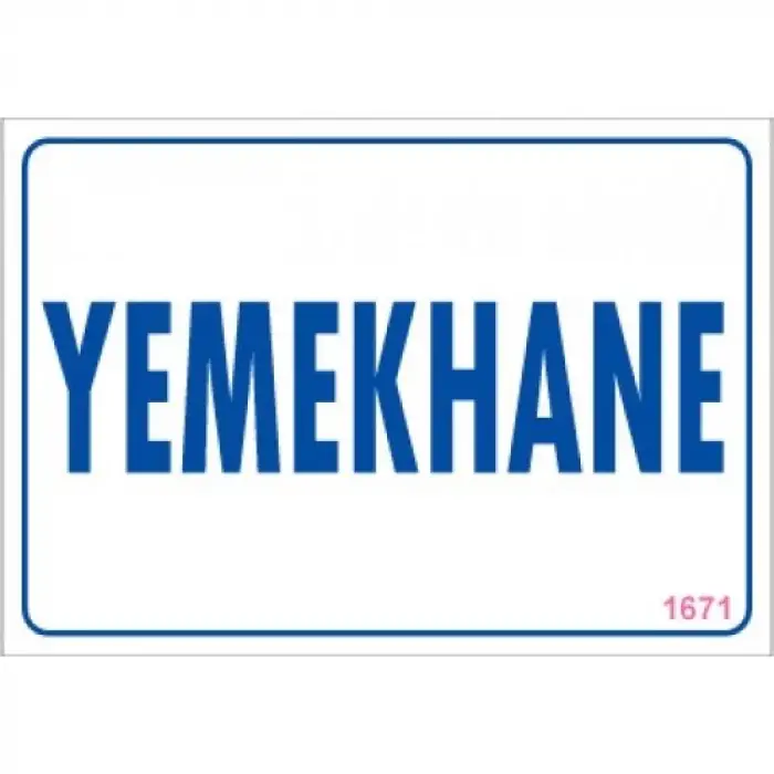 Pvc Levha Yemekhane 17,5*25 cm