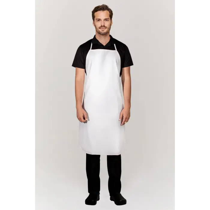 PVC Ön Önlük Beyaz