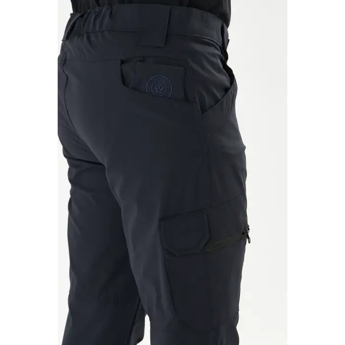 Orange Safety Rip Stop Likrali Atak Pantolon Lacivert