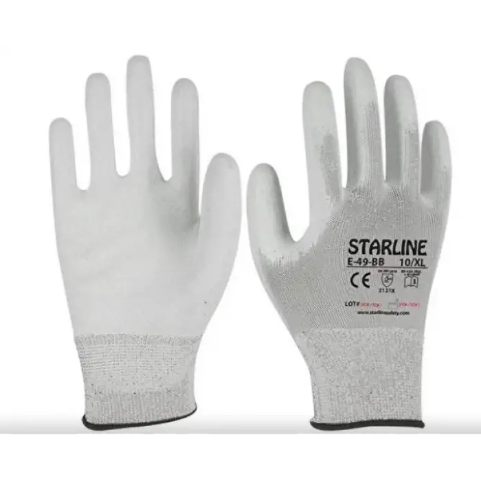 Starline E-49-BB PU (Poliüretan) Kaplı Hassas Montaj Eldiven 5 ÇİFT