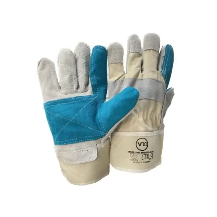 V10 C-801 LUXURY Takviyeli Deri Eldiven