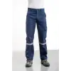 İş Pantolonu 7/7 Gabardin %100 Pamuk Reflektörlü Kargo Cepli