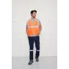 Mühendis Tipi İkaz Yeleği (TURUNCU)