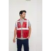 Orange Safety Kırmızı Mühendis Tipi İkaz Yeleği
