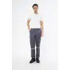 Pantolon 16/12 Gabardin %100 Pamuk Reflektörlü Kargo Cepli Gri Yazlık