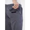 Pantolon 16/12 Gabardin %100 Pamuk Reflektörlü Kargo Cepli Gri Yazlık