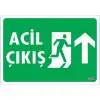 Pvc Levha Acil Çıkış 17,5*25 cm