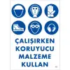 Pvc Levha Çalışırken Koruyucu Malzeme Kullan 25X35 Cm