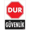 Pvc Levha Dur Güvenlik 25*35 cm