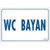 Pvc Levha WC Bayan 17,5*25 cm