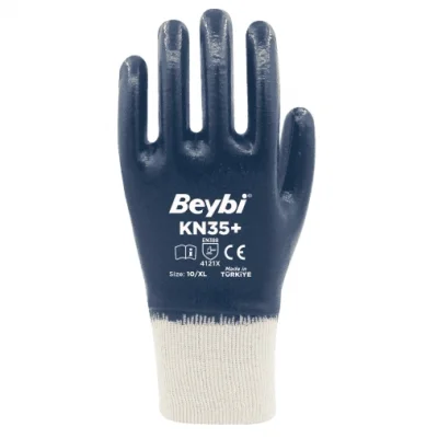 Beybi KN35+ Tam Kaplama Pamuk Nitril Eldiven