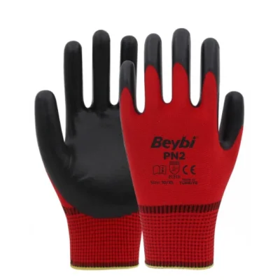 Beybi PN2 Nitril Eldiven Kırmızı