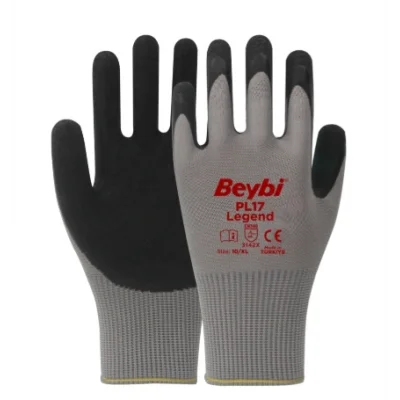 Beybi PL-17 Legend Polyester Örme Lateks Eldiven