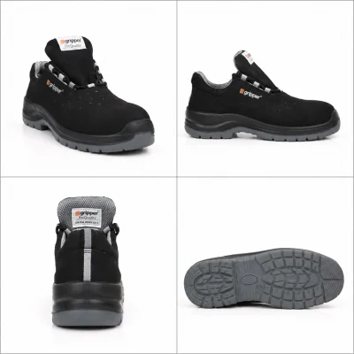 Mekap Gripper GPR-155 S1P Siyah Microfiber Kompozit Iş Güvenlik Ayakkabısı