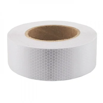 Beyaz Petekli Reflektif Bant 5cm 46 METRE