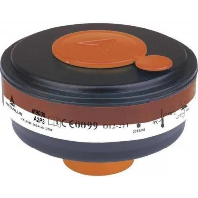 Delta Plus M9000 A2P3 4lü Yedek Gaz ve Toz Filtresi