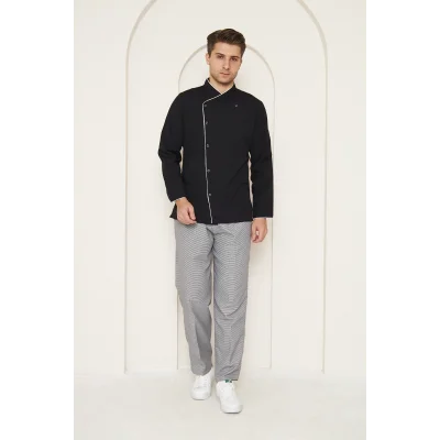 Mervem Siyah Aşçı Ceketi