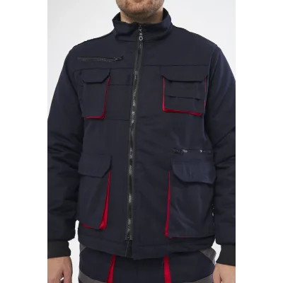 Orange Safety Lacivert Harman Karışımı Ceket