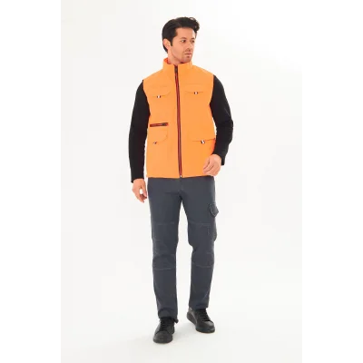Orange Safety Softshell Turuncu Yelek