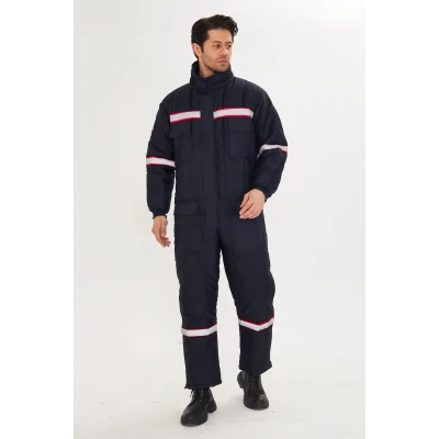 Orange SHD Şişme Soğuk Hava Tulumu Reflektörlü Lacivert