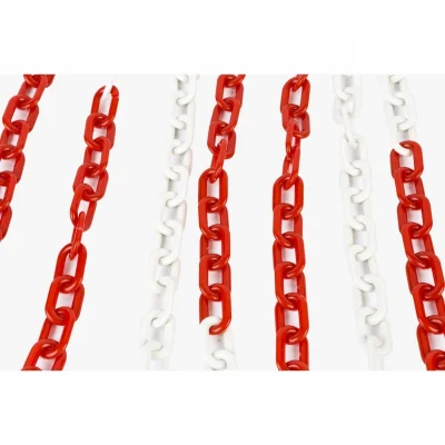 Plastik Zincir 8mm Kırmızı Beyaz