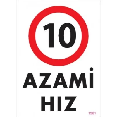 Pvc Levha Azami Hız 10 25*35 cm