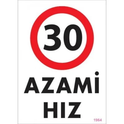 Pvc Levha Azami Hız 30 25*35 cm