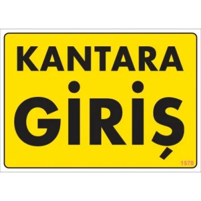 Pvc Levha Kantara Giriş 25*35 cm