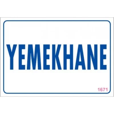 Pvc Levha Yemekhane 17,5*25 cm