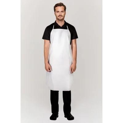 PVC Ön Önlük Beyaz