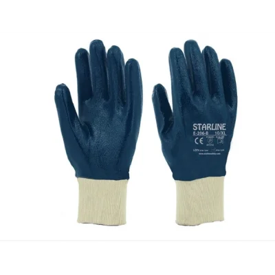 Starline E-206-B Mavi Nitril İş Eldiveni