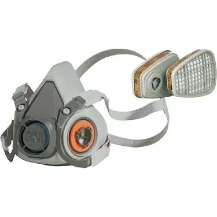 3M 6200 Yarım Yüz Maskesi + 6059 FİLTRE TAKIM