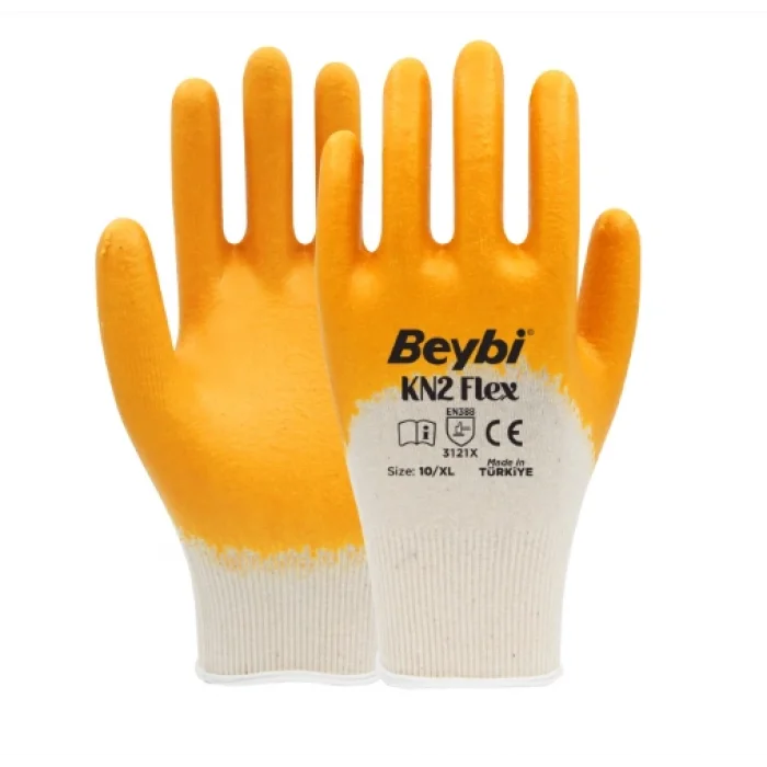 Beybi KN2 Flex Pamuk Likralı Örme Eldiven 12 ÇİFT