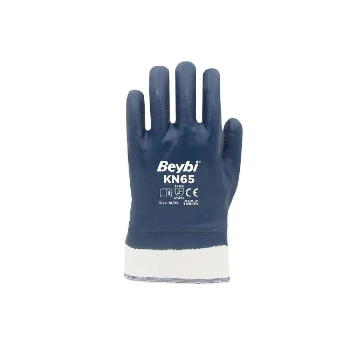 Beybi KN65 Pamuk Nitril İş Eldiven
