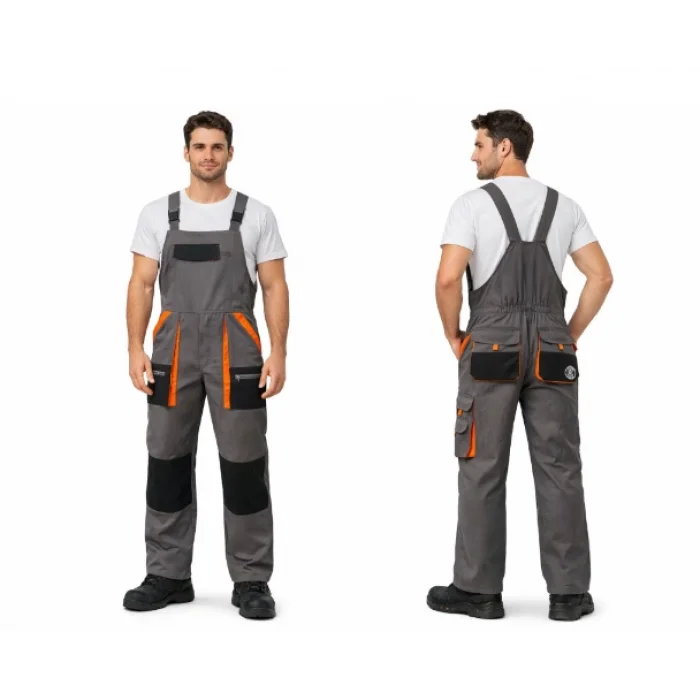 Orange Safety WorkPro Bahçıvan Tulumu Gri