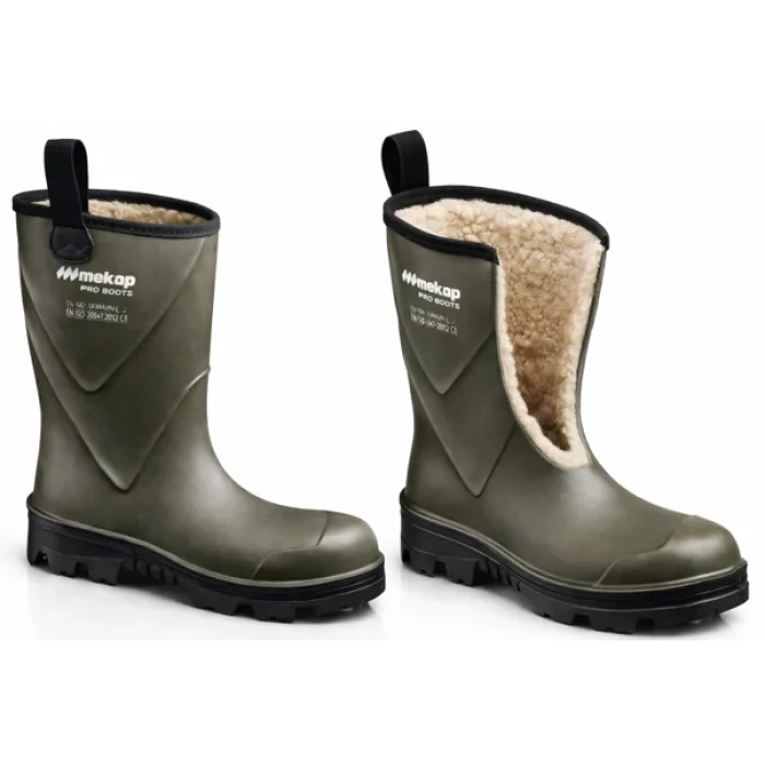 Mekap Anka Pro 101R-S4 Çelik Burunlu İçi Yünlü İş Güvenlik Çizmesi