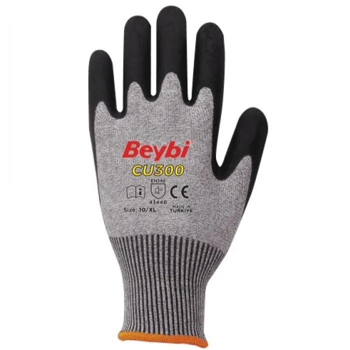 Beybi CU300 Poliüretan Kaplı Kesilmeye Dirençli Eldiven