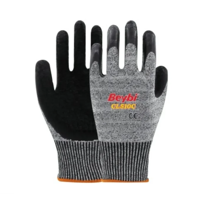 Beybi CL510C Lateks Kaplı Kesilmeye Dirençli Eldiven