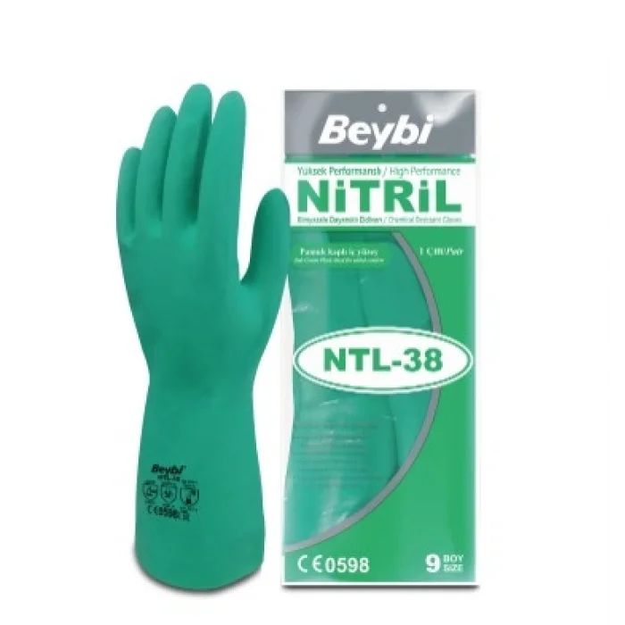 Beybi NTL-38 Kimyasal Nitril İş Eldiveni