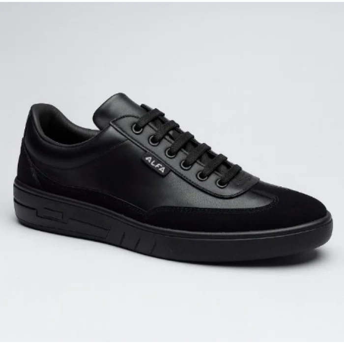 Alfa X Safety Footwear Erkek Günlük Siyah Klasik Ayakkabı