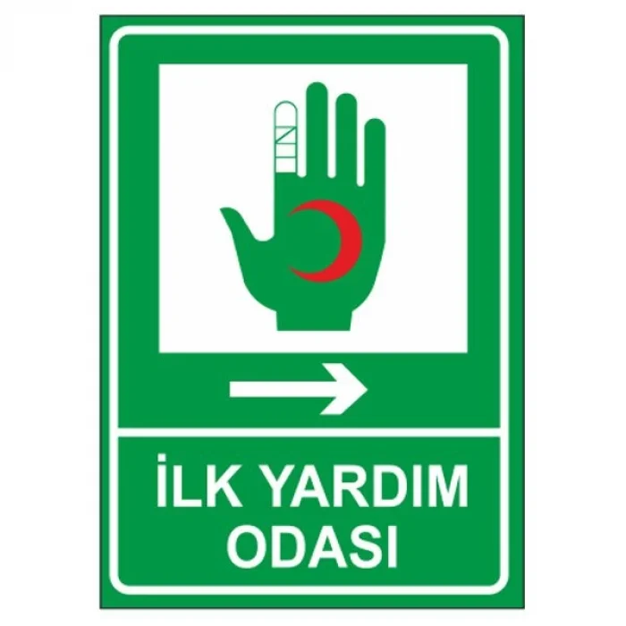 İlk Yardım Odası Levhası
