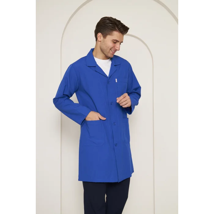 İş Önlüğü Alpaka Sax Mavi Erkek