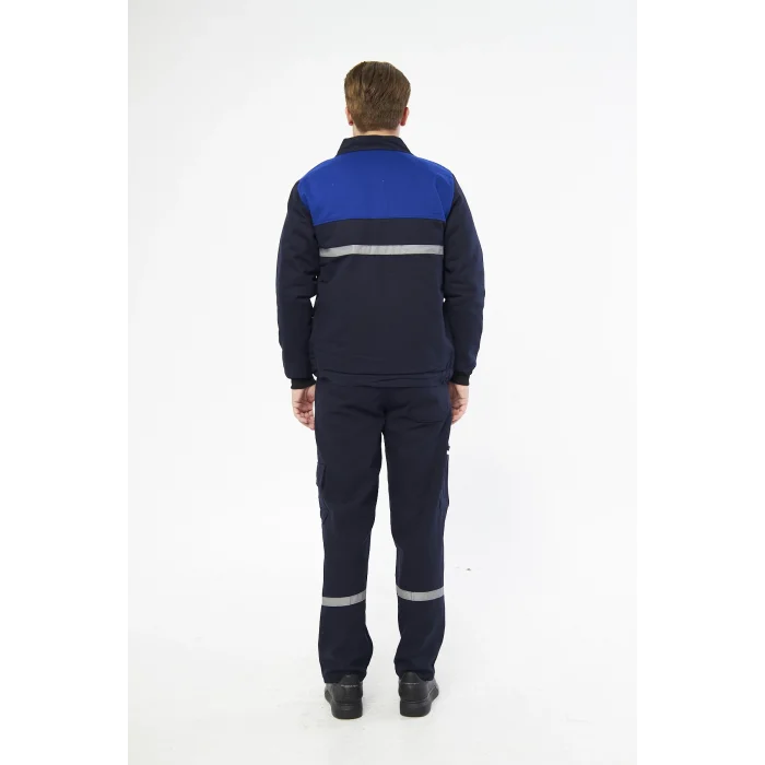 İş Takımı 7/7 Gabardin %100 Pamuk Kapitoneli Reflektörlü Kışlık