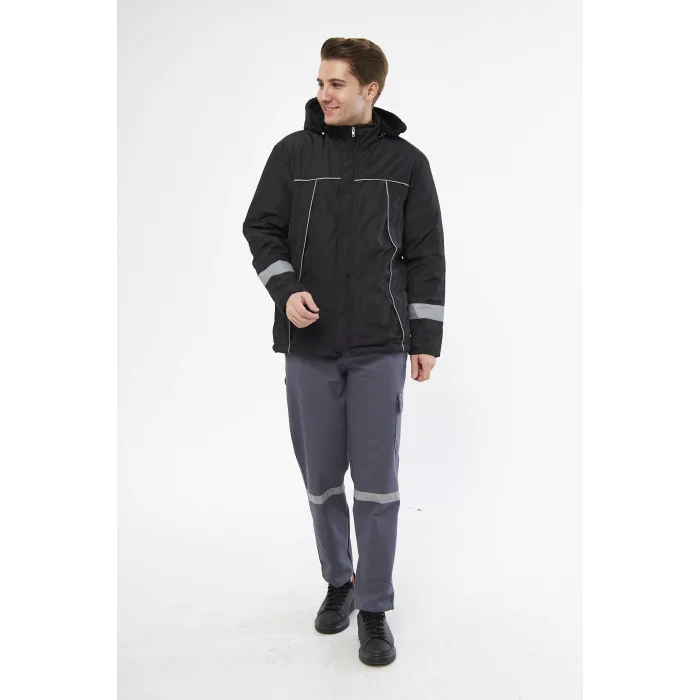 Mervem Bondit Soğuk Hava İş Montu Kabanı Su Ve Rüzgar İticili İçi Polar Astarlı