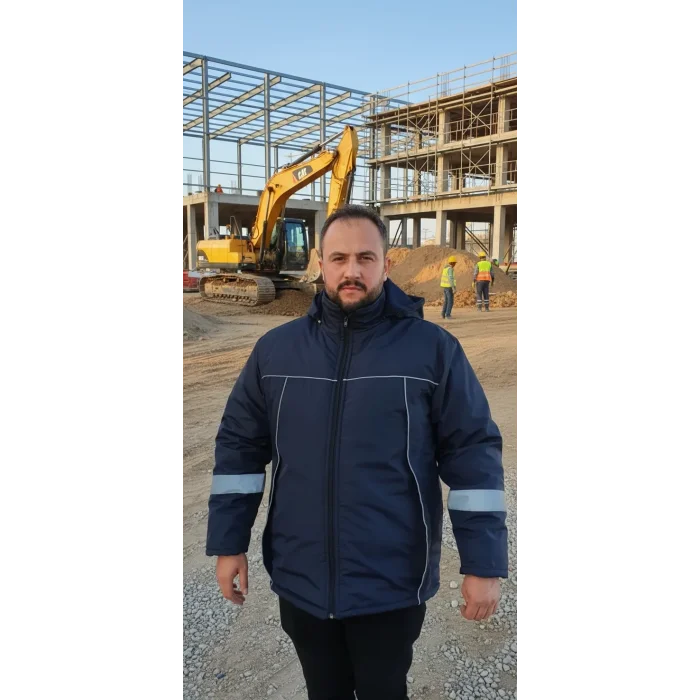 Mervem Bondit Soğuk Hava İş Montu Kabanı Su Ve Rüzgar İticili İçi Polar Astarlı