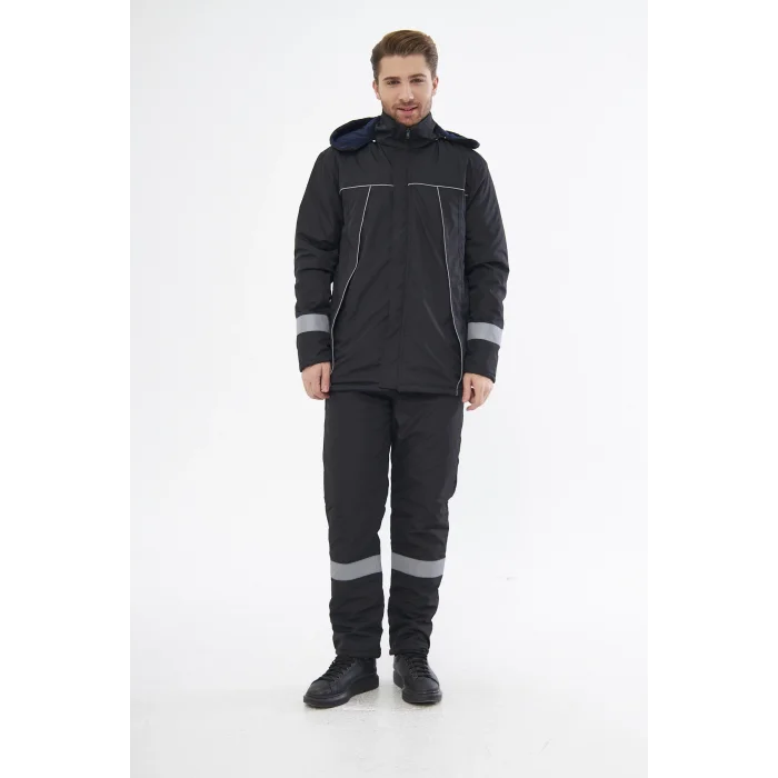 Mervem Bondit Soğuk Hava İş Mont+Pantolon Takım Su Ve Rüzgar İticili