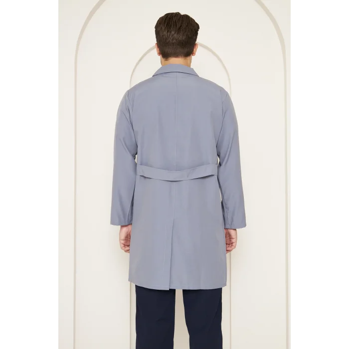 Mervem Erkek Gri İş Önlüğü Alpaka